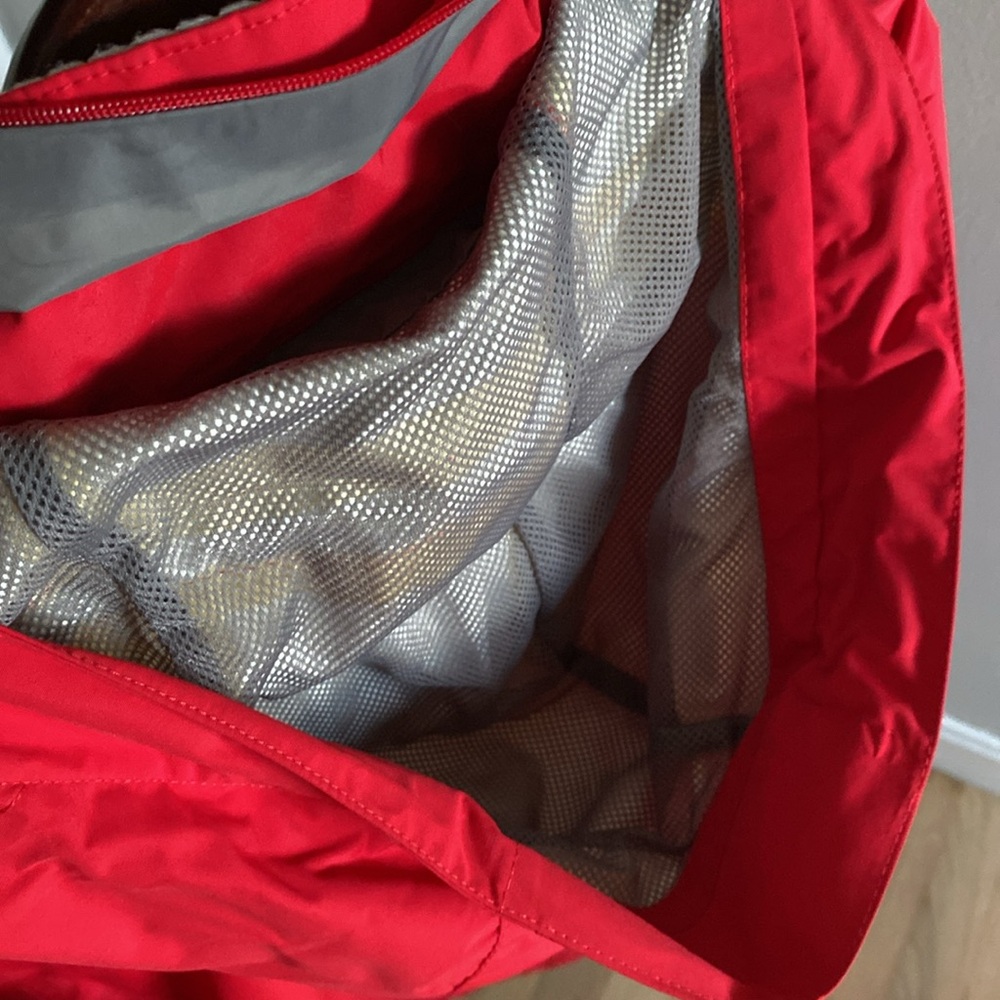 SALE🎈 Henry Lloyd Red Hooded Yachting Jacket with Gray Lining - Picture 12 of 17